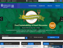 Tablet Screenshot of jcu.edu.sg